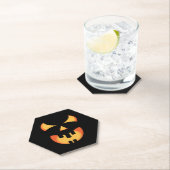 Halloween pompoen kartonnen onderzetters (Insitu)