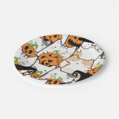 Halloween Pompoen & Kat Papier Bord (Gekanteld)