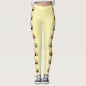 HALLOWEEN Pompoen Kat SLIMMEN ~ Leggings (Voorkant)
