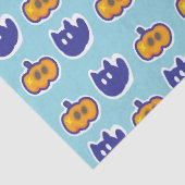 Halloween Pompoen & kat Tissuepapier (Detail)