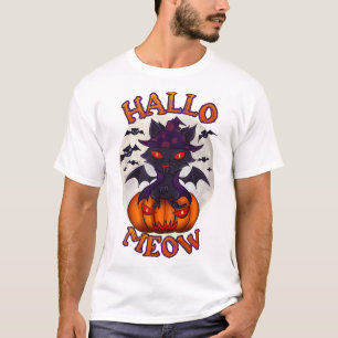 Halloween Pompoen Katween T-shirt