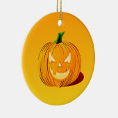 Halloween pompoen, keramisch ornament (Rechts)