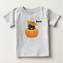 Halloween Pompoen Kitten Peuter T-shirt