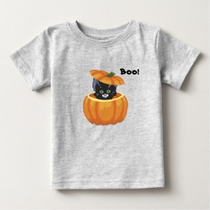 Halloween Pompoen Kitten Peuter T-shirt