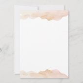 Halloween Pompoen Koe Little Boo Baby shower Kaart (Achterkant)