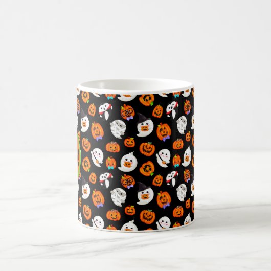 Halloween Pompoen Koffie Mok Aangepaste Tekst (Center)