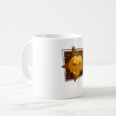 Halloween pompoen koffiemok (Voorkant links)