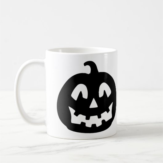 Halloween Pompoen Koffiemok | Griezelen Fall Jack- (Links)