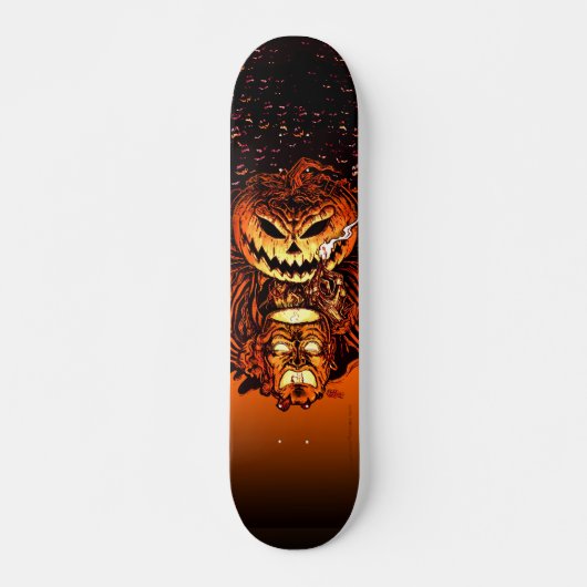 Halloween Pompoen Koning Skateboard (Voorkant)