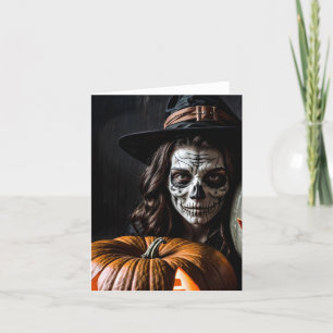 Halloween Pompoen & Kostuum Anime Feestdagen Kaart