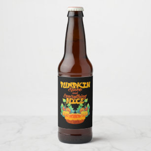 Halloween Pompoen Kruiden En Alles Is Leuk Bier Etiket