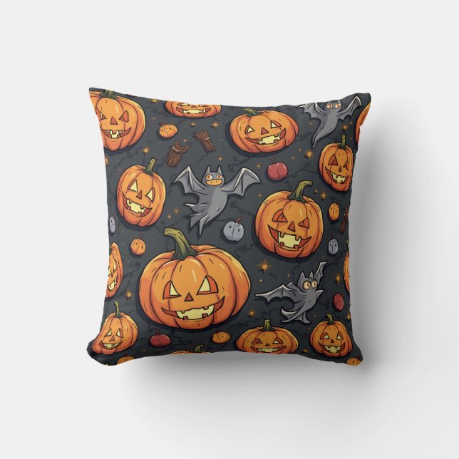 Halloween pompoen kussen kussen (Voorkant)