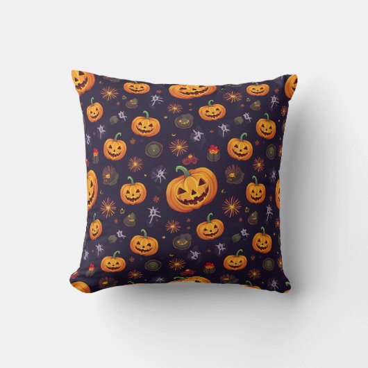 Halloween pompoen kussen kussen (Voorkant)