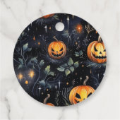 Halloween pompoen Label (Achterkant)