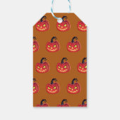 Halloween pompoen Label voor aangepaste cadeaus Cadeaulabel (Achterkant)