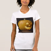 Halloween pompoen lantaarn vrouwen T-shirt (Voorkant)