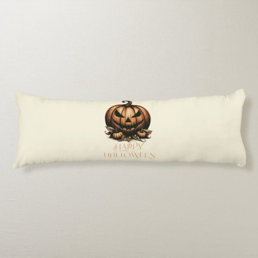 Halloween pompoen Lichaamskussen (Voorkant)