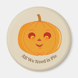 Halloween Pompoen Magneet