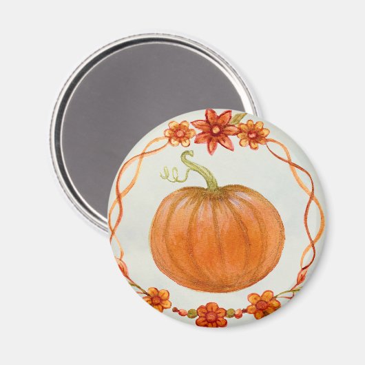 Halloween Pompoen Magneet (Voorkant / Achterkant)