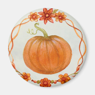 Halloween Pompoen Magneet