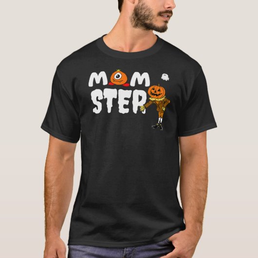 Halloween pompoen mam enge mam ster voor vrouwen m t-shirt (Voorkant)