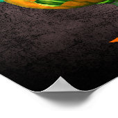 Halloween pompoen Man gepersonaliseerd Poster (Hoek)