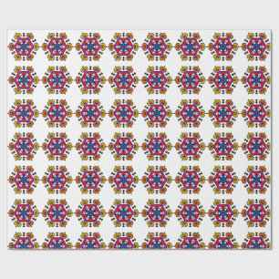 Halloween Pompoen Mandala Cadeaupapier