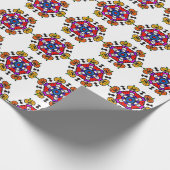 Halloween Pompoen Mandala Cadeaupapier (Hoek)