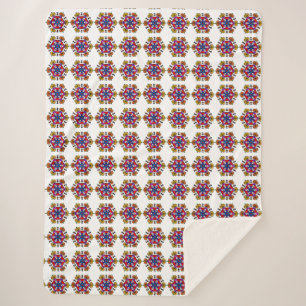 Halloween Pompoen Mandala Sherpa Deken