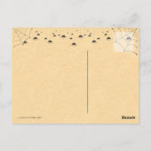  Halloween, pompoen, meisje, klauter Briefkaart (Achterkant)