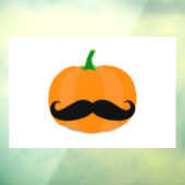 Halloween pompoen met baard raamsticker (Vel 3)