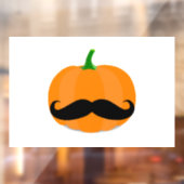 Halloween pompoen met baard raamsticker (Vel 2)