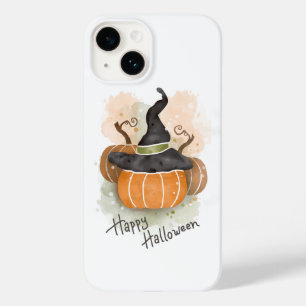 Halloween pompoen met heks Pet Case-Mate iPhone 14 Hoesje