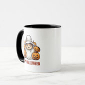 Halloween Pompoen Mok (Voorkant links)