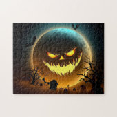Halloween/pompoen/moon/herfst Legpuzzel (Horizontaal)