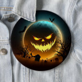 Halloween/pompoen/moon/herfst Ronde Button 6,0 Cm (In situ)