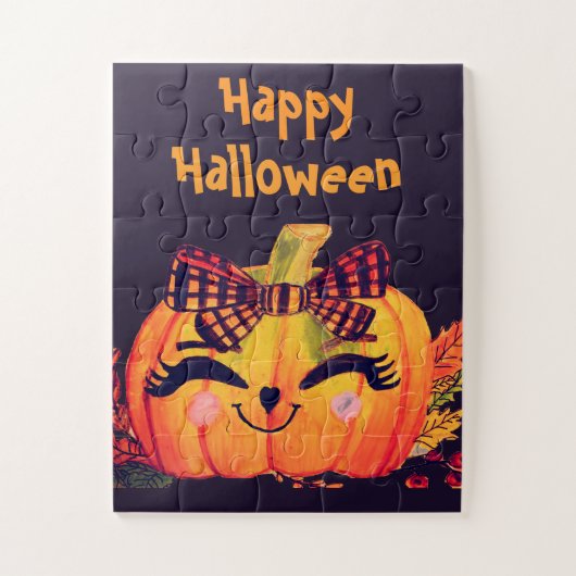 HALLOWEEN POMPOEN MS. PRETTY LEGPUZZEL (Verticaal)