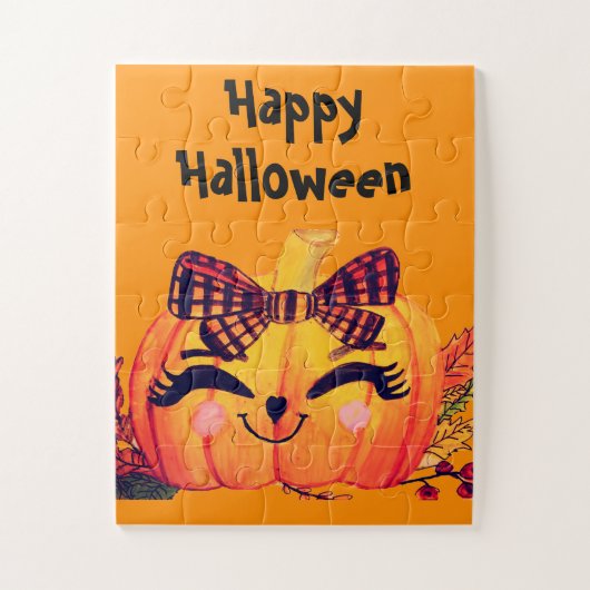 HALLOWEEN POMPOEN MS. PRETTY LEGPUZZEL (Verticaal)