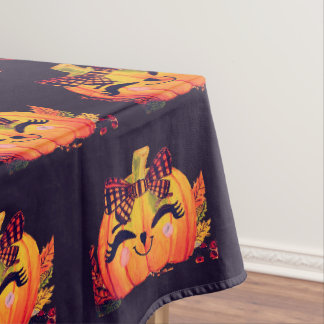 HALLOWEEN POMPOEN MS. PRETTY TAFELKLEED