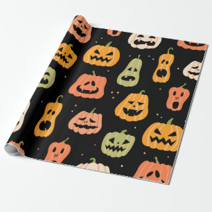 Halloween pompoen naadloos patroon. Hand getekill Cadeaupapier