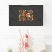 Halloween Pompoen Nooit Te Vroeg Kasteel Grafisch_ Spandoek (Insitu)