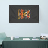Halloween Pompoen Nooit Te Vroeg Kasteel Grafisch_ Spandoek (Beurs)