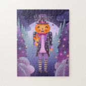 Halloween Pompoen Notenkraker Legpuzzel (Verticaal)