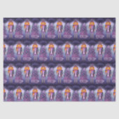 Halloween Pompoen Notenkraker Tissuepapier (Voorkant)