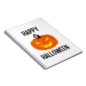 Halloween Pompoen Notitieboek (Rechterzijde)
