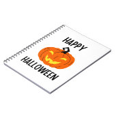 Halloween Pompoen Notitieboek (Linkerzijde)