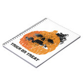 Halloween pompoen notitieboek (Linkerzijde)
