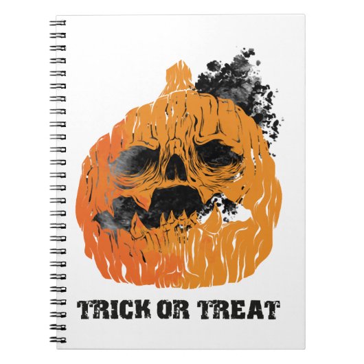 Halloween pompoen notitieboek (Voorkant)