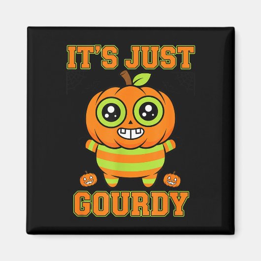 Halloween pompoen ontwerp cute jack o'lantern magneet (Voorkant)