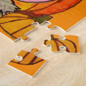 HALLOWEEN POMPOEN OP EEN MUIS LEGPUZZEL (Zijkant)